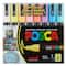 Uni Posca PC-5M Medium Tip Soft Colors Paint Marker Set